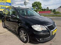 Gebraucht VW Touran Conceptline 140 PS (102 kW) 2007 Schwarz Van / Kleinbus