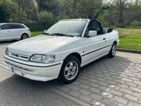 Gebraucht Ford Escort Cabriolet 71 PS (52 kW) 1992 Weiß Cabrio