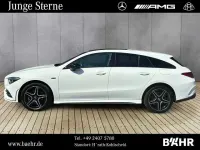 Gebraucht Mercedes CLA250e AMG 160 PS (117 kW) 2021 Unilack polarweiß Coupé