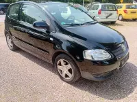Gebraucht VW Fox Style 60 PS (44 kW) 2011 Schwarz Kleinwagen