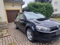 Gebraucht VW Golf VI 80 PS (58 kW) 2010 Schwarz Kleinwagen