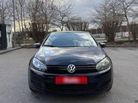 Gebraucht VW Golf VI Trendline 80 PS (58 kW) 2010 Schwarz Kleinwagen