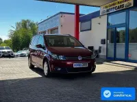 Gebraucht VW Touran Comfortline 105 PS (77 kW) 2010 Wild cherry red metallic Van / Kleinbus