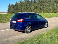 Gebraucht Ford Grand C-Max Titanium 125 PS (91 kW) 2015 Indicblau metallic Van / Kleinbus