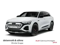 Gebraucht Audi Q8 e-tron S-Line 250 kW (340 PS) 2024 Gletscherweiß metallic SUV