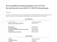 Gebraucht Mercedes GLA35 AMG AMG 306 PS (225 kW) 2022 Denimblau  lack SUV