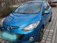 Gebraucht Mazda 2 Active 84 PS (61 kW) 2011 Blau Kleinwagen