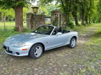 Gebraucht Mazda MX5 110 PS (80 kW) 2001 Silber Cabrio