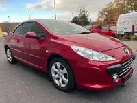Gebraucht Peugeot 307 CC Tendance 140 PS (102 kW) 2006 Farbe rot babylone metalllack Cabrio