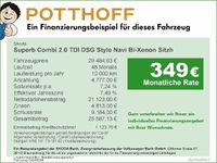 gebraucht Skoda Superb Combi 2.0 TDI DSG Style Navi Bi-Xenon Sitzh