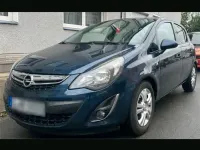 Gebraucht Opel Corsa 75 PS (55 kW) 2014 Blau Kleinwagen