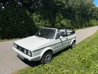 Gebraucht VW Golf Cabriolet 95 PS (69 kW) 1986 Weiß Cabrio