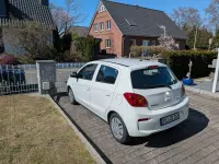 Begagnad Mitsubishi Space Star 71 HK (52 kW) 2020 Vit Halvkombi