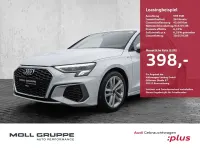 Gebraucht Audi A3 S-Line 150 PS (110 kW) 2023 Gletscherweiß (metallic) Limousine