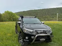 Używany Toyota HiLux 150 KM (110 kW) 2017 Czarny Pickup