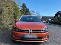 Gebraucht VW Polo Highline 95 PS (69 kW) 2020 Orange Kleinwagen