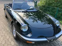 Gebraucht Alfa Romeo Spider 106 PS (77 kW) 1988 Schwarz Cabrio