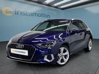 Gebraucht Audi A3 Sportback 110 PS (80 kW) 2021 Blau Kleinwagen