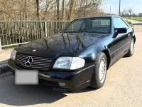Gebraucht Mercedes SL320 231 PS (169 kW) 1994 Schwarz Cabrio