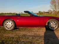 Gebraucht Chevrolet Corvette C4 LT 282 PS (207 kW) 1996 Rot Cabrio
