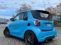 Gebraucht Smart ForTwo Cabrio Brabus 122 PS (89 kW) 2017 Blau Cabrio