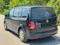 Gebraucht VW Touran Conceptline 140 PS (102 kW) 2009 Schwarz Van / Kleinbus