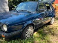 Gebraucht VW Golf II GTD 60 PS (44 kW) 1991 Blau Kleinwagen