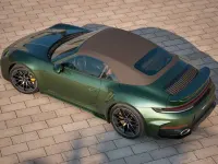 Neu Porsche 911 640 PS (470 kW) 2026 Grün Cabrio