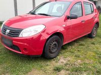 Gebraucht Dacia Sandero 75 PS (55 kW) 2009 Rot Kleinwagen
