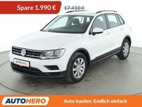 Gebraucht VW Tiguan Trendline 125 PS (91 kW) 2018 Weiß SUV