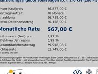 Neu VW ID.7 Pro 210 kW (286 PS) 2025 Blau Kombi