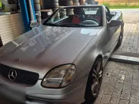 Gebraucht Mercedes SLK200 2001 Silber Cabrio