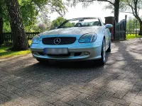 Gebraucht Mercedes SLK320 Edition 218 PS (160 kW) 2002 Silber Cabrio