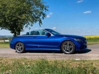 Gebraucht Mercedes C200 AMG line 204 PS (150 kW) 2022 Blau Cabrio