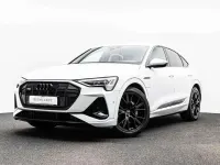 Gebraucht Audi e-tron Sportback S-Line 300 kW (408 PS) 2023 Gletscherweiß metallic SUV