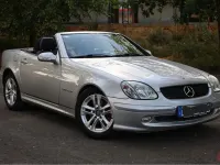 Gebraucht Mercedes SLK200 163 PS (119 kW) 2003 Silber Cabrio