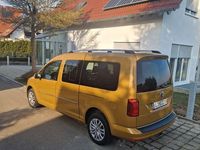 Gebraucht VW Caddy Maxi 131 PS (96 kW) 2020 Gelb Van / Kleinbus