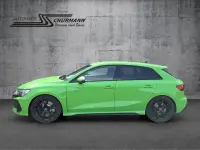 Neu Audi RS3 Sport 400 PS (294 kW) 2026 Grün Limousine