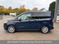 Gebraucht Ford Tourneo Courier Titanium 101 PS (74 kW) 2016 Blau Van / Kleinbus