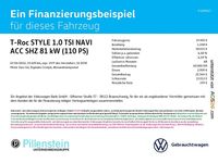 Gebraucht VW T-Roc Style 110 PS (80 kW) 2022 Blau SUV
