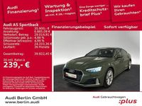 Gebraucht Audi A5 Sportback Advanced Plus 204 PS (150 kW) 2024 Distriktgrün metallic Kleinwagen