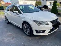 Brugt Seat Leon ST FR 140 HK (102 kW) 2014 Hvid Stationcar
