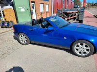 Gebraucht Mercedes SLK230 193 PS (141 kW) 1998 Blau Cabrio