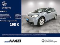 Gebraucht VW ID.3 Pure 110 kW (150 PS) 2022 Mondsteingrau/schwarz Kleinwagen