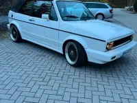 Gebraucht VW Golf Cabriolet 98 PS (72 kW) 1989 Weiß Cabrio
