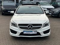 Gebraucht Mercedes CLA180 Shooting Brake AMG line 122 PS (89 kW) 2015 Calcitweiss  unilack Kombi