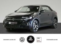 Gebraucht VW T-Roc Cabriolet R-line 150 PS (110 kW) 2022 Schwarz Cabrio