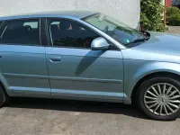 Brugt Audi A3 Ambiente 105 HK (77 kW) 2008 Blå Hatchback