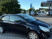 Gebraucht Opel Corsa 60 PS (44 kW) 2011 Schwarz Kleinwagen