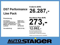 Gebraucht DS Automobiles DS7 Crossback Performance 224 PS (164 kW) 2022 Lackierung schwarz perla nera/ SUV